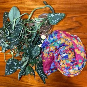 Lovely Floral Infinity Scarf